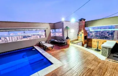 Cobertura à venda, 270 m² por r$ 3.000.000,00 - santa paula - são caetano do sul/sp