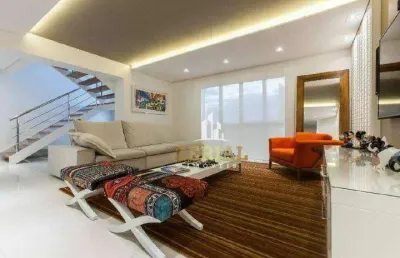 Cobertura com 3 dormitórios à venda, 281 m² por r$ 2.190.000,00 - fundação - são caetano do sul/sp