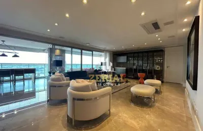 Apartamento com 4 dormitórios para alugar, 264 m² por r$ 19.883,15/mês - santa paula - são caetano do sul/sp