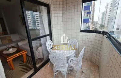 Apartamento com 1 dormitório à venda, 56 m² por r$ 320.000 - ocian - praia grande/sp