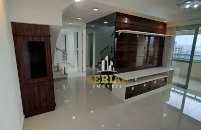 Cobertura, 158 m² - venda por r$ 1.200.000,00 ou aluguel por r$ 8.180,00/mês - campestre - santo andré/sp