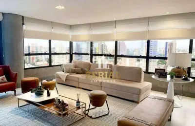 Apartamento com 3 dormitórios à venda, 190 m² por r$ 3.490.000,00 - jardim - santo andré/sp