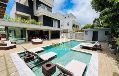 Casa com 6 dormitórios à venda, 830 m² por r$ 12.000.000,00 - riviera de são lourenço - bertioga/sp