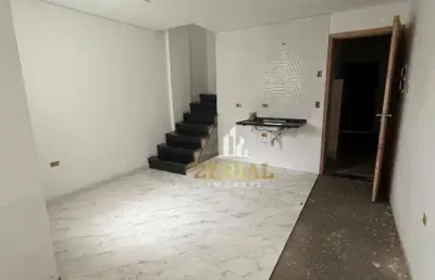 Cobertura com 2 dormitórios à venda, 110 m² por r$ 600.000,00 - vila alice - santo andré/sp