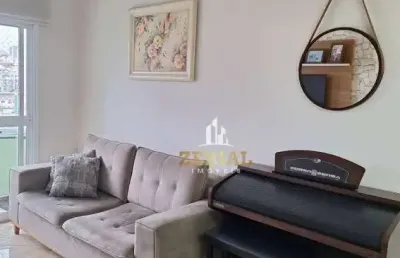 Apartamento com 3 dormitórios à venda, 83 m² por r$ 650.000 - santa maria - são caetano do sul/sp