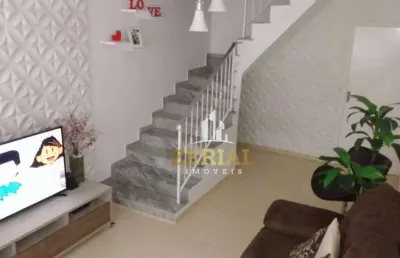 Sobrado com 4 dormitórios à venda, 200 m² por r$ 590.000,00 - vila eldízia - santo andré/sp