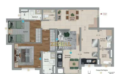 Apartamento com 2 dormitórios à venda, 85 m² por r$ 1.005.000,00 - santa paula - são caetano do sul/sp