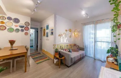 Apartamento com 2 dormitórios à venda, 66 m² por r$ 525.000,00 - fundação - são caetano do sul/sp