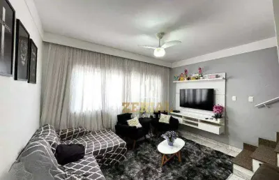 Sobrado com 3 dormitórios à venda, 142 m² por r$ 600.000,00 - vila sacadura cabral - santo andré/sp