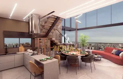Apartamento com 1 dormitório à venda, 97 m² por r$ 1.458.476,24 - jardim - santo andré/sp