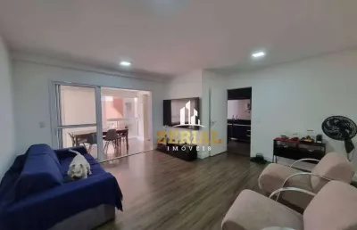 Apartamento com 3 dormitórios para alugar, 107 m² por r$ 7.570,90/mês - santo antônio - são caetano do sul/sp