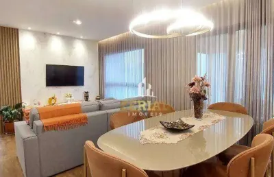 Apartamento com 3 dormitórios à venda, 153 m² por r$ 2.000.000,00 - jardim - santo andré/sp