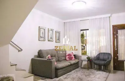 Sobrado à venda, 180 m² por r$ 690.000,00 - campestre - santo andré/sp