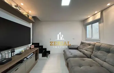 Cobertura à venda, 108 m² por r$ 585.000,00 - parque das nações - santo andré/sp