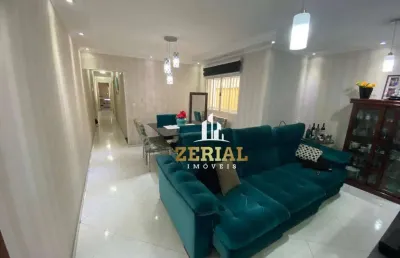 Apartamento com 3 dormitórios à venda, 178 m² por r$ 700.000 - jardim santo antônio - santo andré/sp