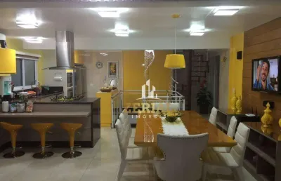 Cobertura com 3 dormitórios à venda, 253 m² por r$ 2.800.000,00 - santa paula - são caetano do sul/sp