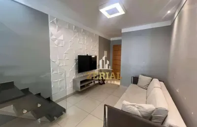 Cobertura com 3 dormitórios à venda, 180 m² por r$ 1.700.000,00 - santo antônio - são caetano do sul/sp