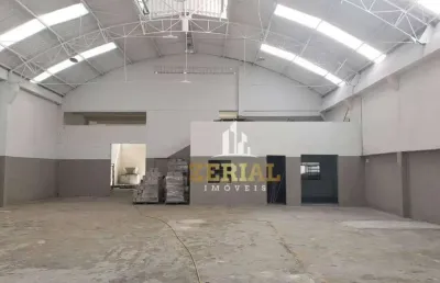 Galpão, 2640 m² - venda por r$ 14.894.000,00 ou aluguel por r$ 93.733,00/mês - campestre - santo andré/sp