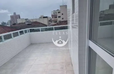 Apartamento com 2 dormitórios à venda, 100 m² por r$ 790.000,00 - embaré - santos/sp
