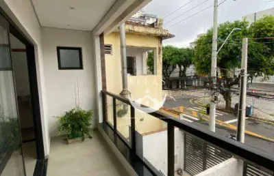 Casa sobreposta alta nova duas suítes - localizada em um dos melhores bairros de santos.