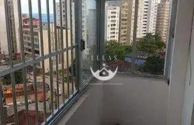 Apartamento abaixo do valor do mercado 64 m² por r$ 164.300 - itararé - são vicente/sp