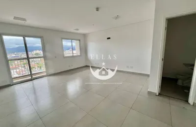 Salas comerciais para locação no ed trend - vila mathias, santos/sp