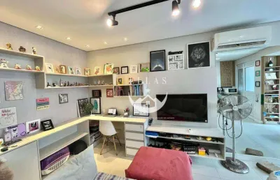 Apartamento 1 dormitório – porteira fechada – vila mathias, santos/sp