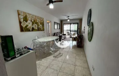 Apartamento com 2 dormitórios à venda, 110 m² por r$ 595.000,00 - praia das pitangueiras - guarujá/sp