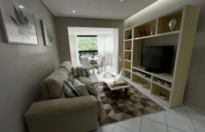 Apartamento com 2 dormitórios à venda, 110 m² por r$ 700.000,00 - praia pitangueiras - guarujá/sp