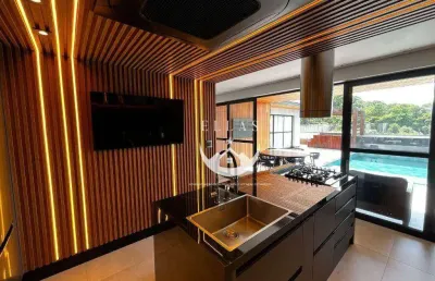 Apartamento com 3 dormitórios à venda, 216 m² por r$ 2.800.000,00 - praia das pitangueiras - guarujá/sp
