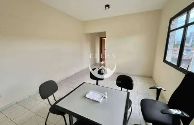 Sala comercial com 2 salas para alugar na Avenida Washington Luís, Vila Mathias, Santos
