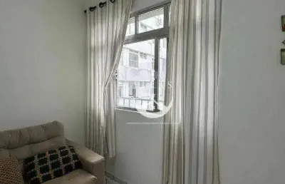 Apartamento com 1 dormitório, 50 m² - venda por r$ 360.000,00 ou aluguel por r$ 3.500,00/mês - boqueirão - santos/sp