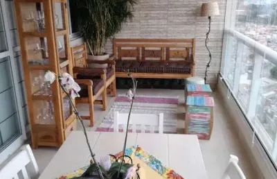 Apto mobiliado, com vista maravilhosa !! porteira fechada !!