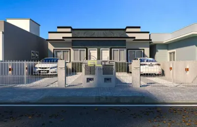 Casa geminada à venda, com 02 dormitórios no bela vista - palhoça