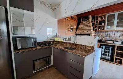 Linda casa geminada à venda, com piscina, hidromassagem e churrasqueira na barra do aririú - palhoç