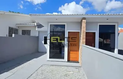 Casa geminada de 2 dormitórios com amplo terreno no jardins iii-bela vista/palhoça