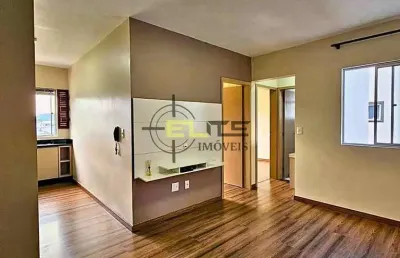 Apartamento de 2 dormitórios semi-mobiliado em fundos/biguaçu.