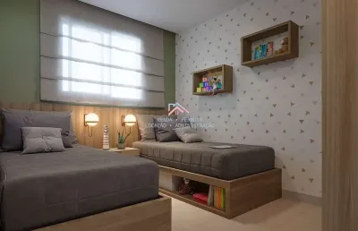 Apartamento à venda edifício buriti área útil 45 a 50 m2 - excelente localização - várzea paulista / são paulo cod. 24785