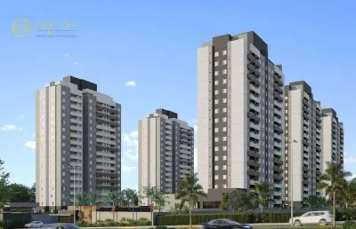 Apartamento lançamento com 2 quartos, sendo 1 suíte  à venda, 58 m² por r$ 368.403 - condomínio parque dos ingleses - sorocaba/sp