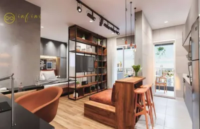 Apartamento studio com 1 quarto suíte à venda, 39 m² por r$ 283.000- condomínio reserva carvalho residencial - centro - sorocaba/sp
