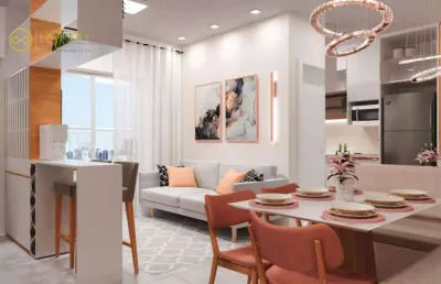 Apartamento com 2 quartos, sendo 1 suíte  à venda, 55 m² por r$ 402.000- condomínio reserva carvalho residencial - centro - sorocaba/sp