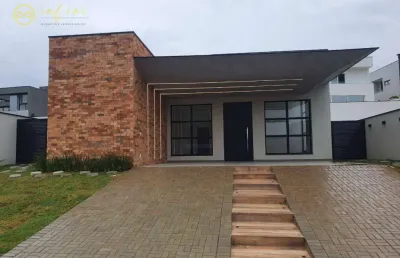 Casa nova de condomínio com 3 suíte, sendo 1 máster  à venda, 234 m² por r$ 1.790.000 - alphaville nova esplanada iv - votorantim/sp