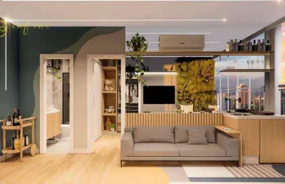 Apartamento lançamento com 2 quartos, sendo 1 suíte à venda, 53,64 m² por r$ 349.888 - condomínio ipa club -  centro - sorocaba/sp