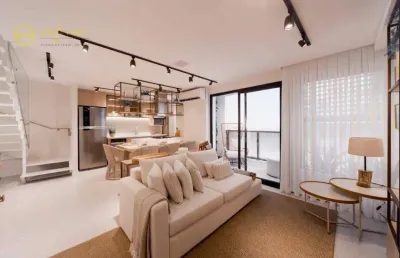 Apartamento duplex lançamento com 2 quartos, todos suítes à venda, 82 m² por r$ 943.000 - condomínio épico planeta - sorocaba/sp