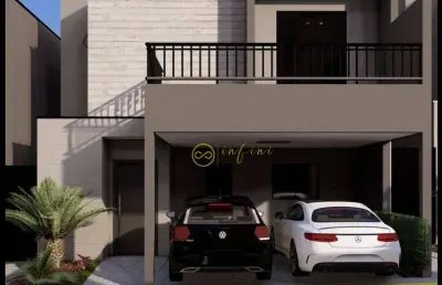 Casa lançamento  com 3 quartos, sendo 1 suíte à venda, 119 m² por r$ 836.900 - condomínio santorini - jardim vera cruz - sorocaba/sp