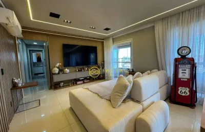 Apartamento com 3 quartos, todos suítes à venda, 166 m² por r$ 2.500.000 - condomínio edifício tom jobim - jardim américa - sorocaba/sp