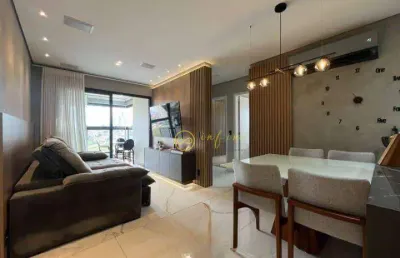 Apartamento com 2 quartos, sendo 1 suíte  à venda, 72 m² por r$ 850.000 - condomínio residencial jk jardins - votorantim/sp