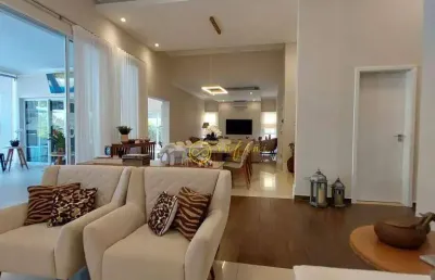 Casa  térrea  de condomínio com 4 suítes  à venda, 419 m² por r$ 3.500.000 - parque reserva fazenda imperial - sorocaba/sp