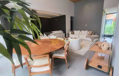 Casa mobiliada nova de condomínio com 4 quartos, sendo 4 suítes, à venda por r$ 1.950.000 - residencial aldeia da mata - votorantim/sp