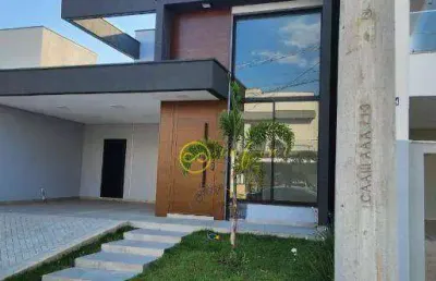 Casa nova de condomínio com 3 quartos, sendo 3 suítes à venda por r$ 1.290.000 - condominio le france - sorocaba/sp
